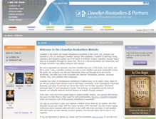 Tablet Screenshot of booksellers.llewellyn.com